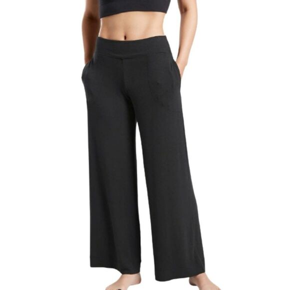 ATHLETA Well Rested Rib Sleep Wide Leg Pant Size 12 - Picture 1 of 7
